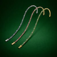 Bracciale Namuri TENNIS COLOR in Oro Diamante BRCOL01-BT/RUHP